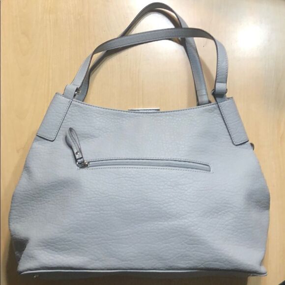 Light blue grey color tote. NWOT - Picture 2 of 7